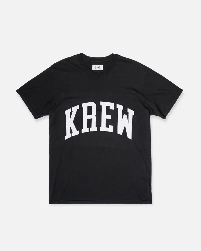 KREW HIGH TSHIRT - BLACK sold by Straye