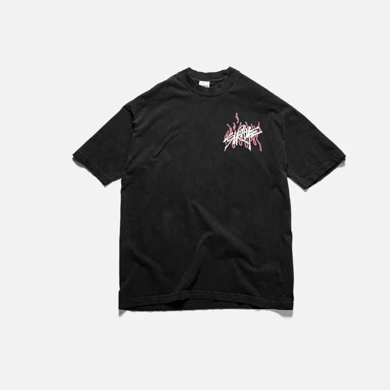 NEW WAVE S/S - WASHED BLACK sold by Straye