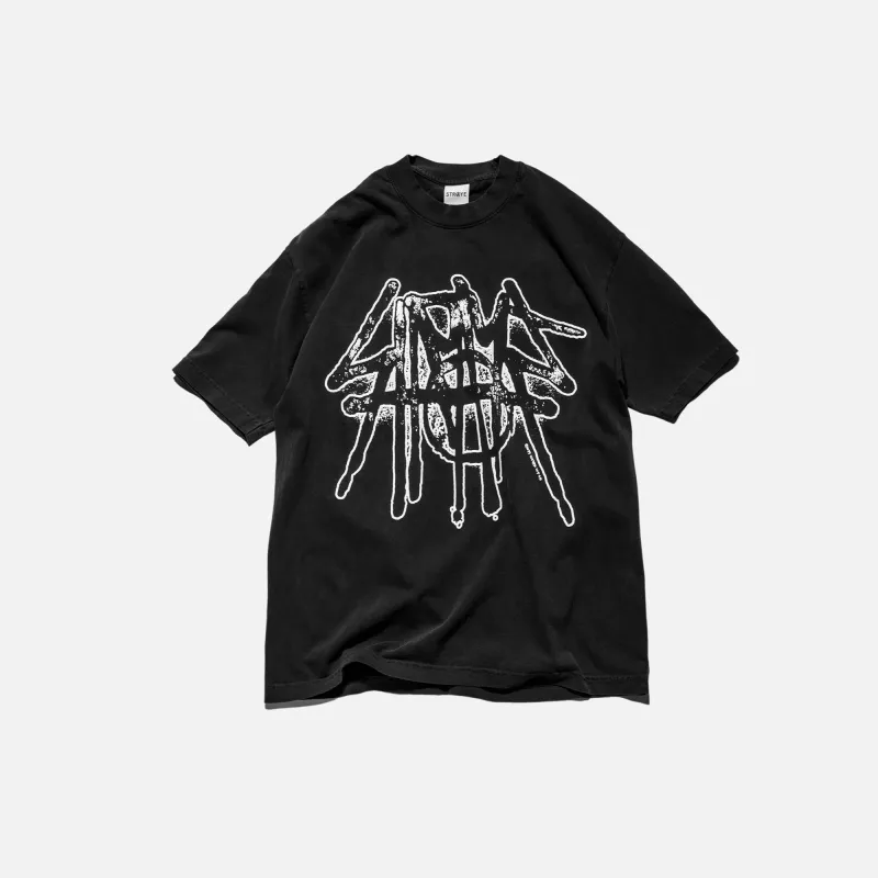 ANTI-TRAP S/S - WASHED BLACK sold by Straye