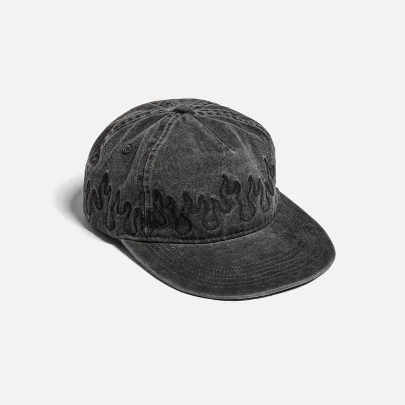 FIRE CAP - FADED BLACK made by Straye