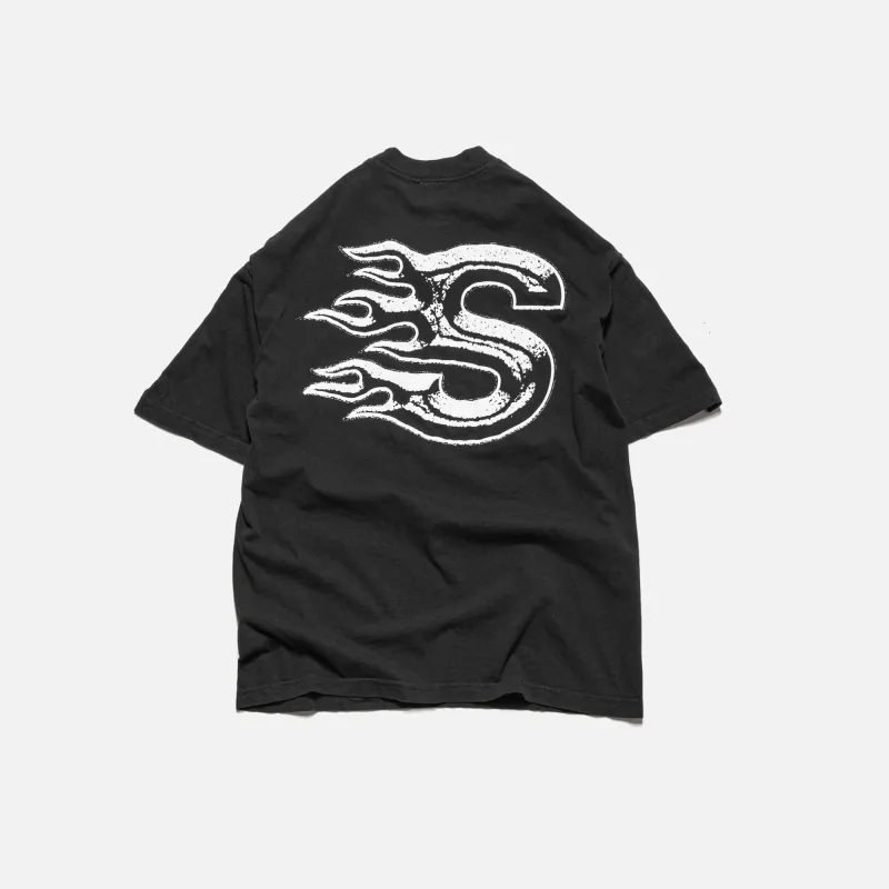 BLAZE S/S - WASHED BLACK sold by Straye