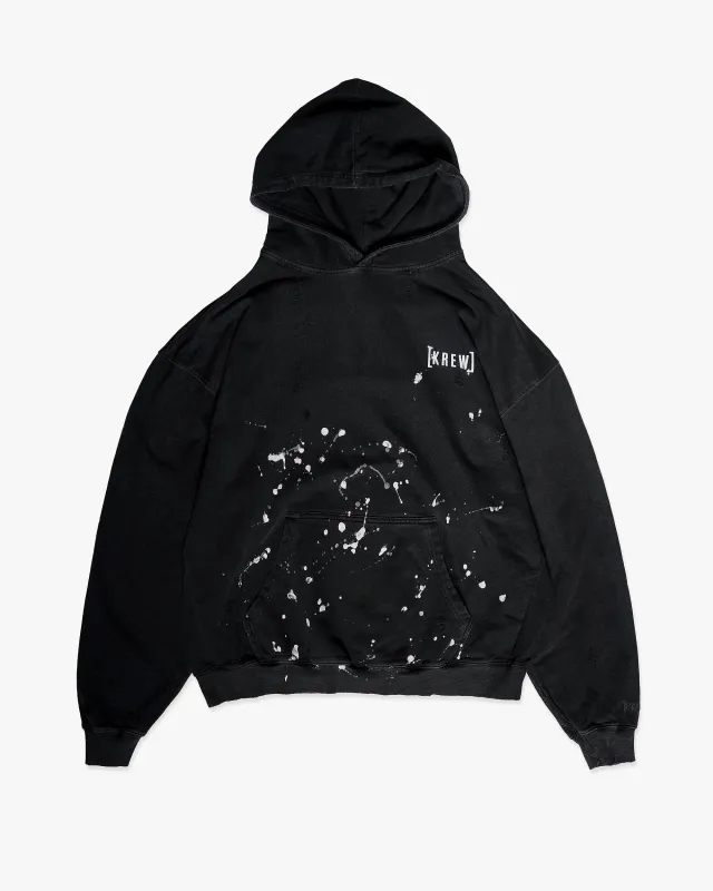RIPPER HOODIE - WASHED BLACK sold by Straye