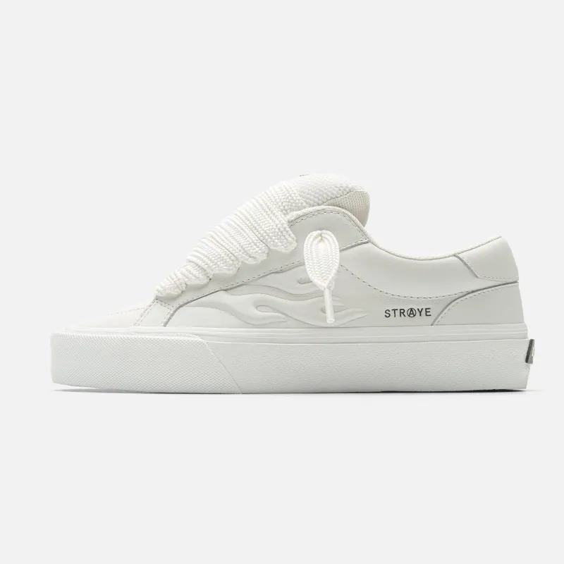 LOGAN PUFF - BLANCO BEVEL sold by Straye