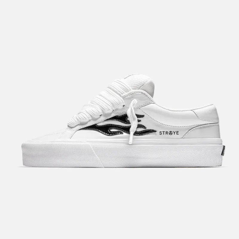 LOGAN PUFF - GLOSSY WHITE sold by Straye