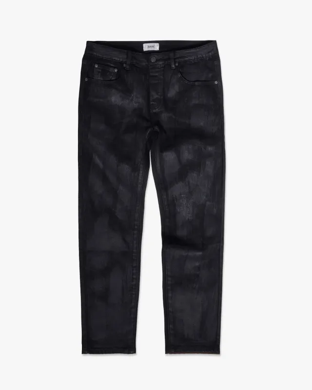 K-SKINNY JEANS - WAXED BLACK made by Straye