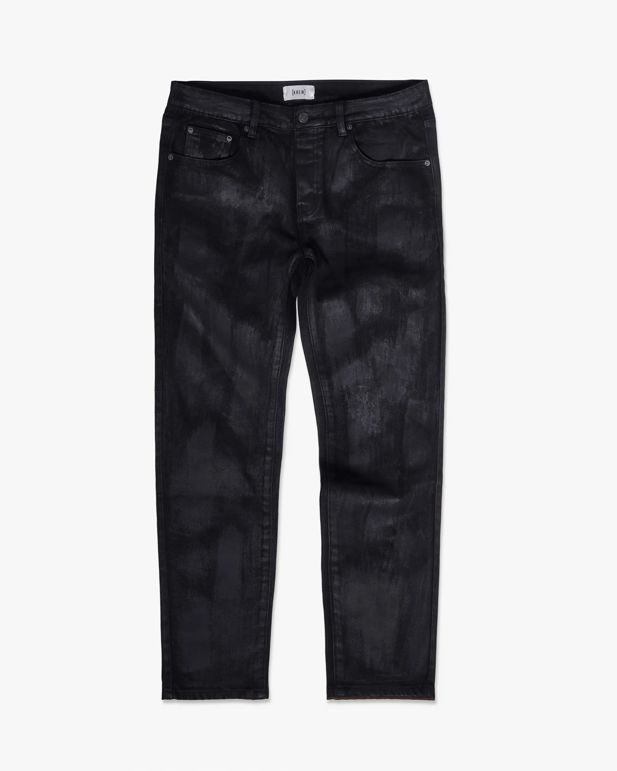 K-SKINNY JEANS - WAXED BLACK sold by Straye