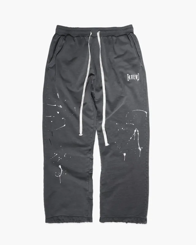 RIPPER SWEATS - FADED BLACK made by Straye