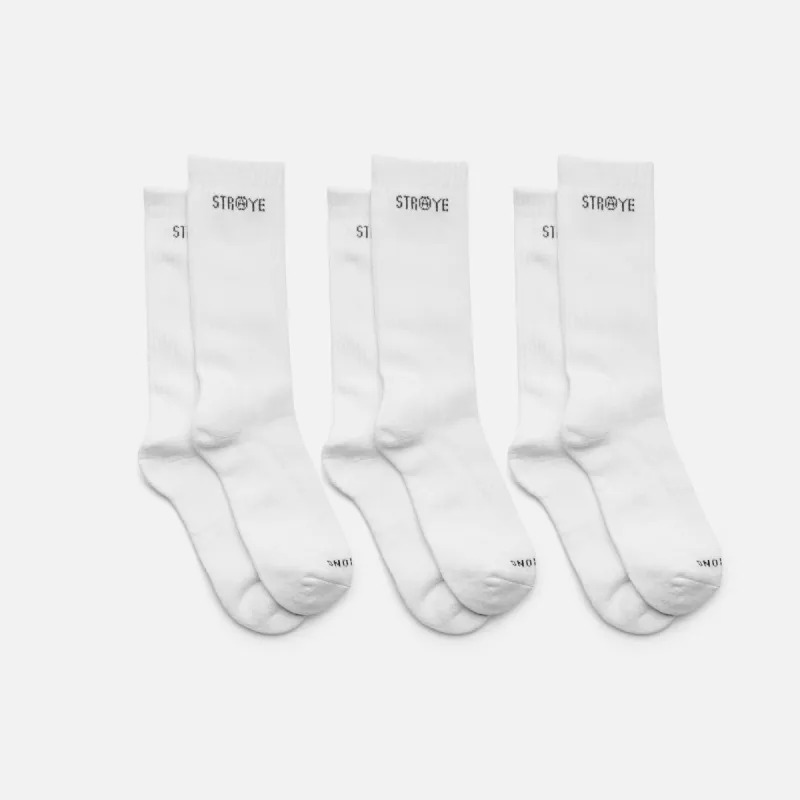 TRE SOCKS - WHITE sold by Straye