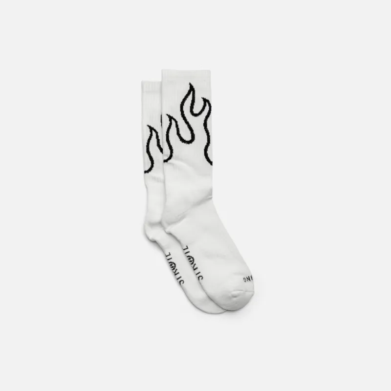 FUEGO SOCKS - BLACK sold by Straye