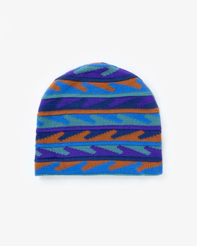 The Wave Beanie in Multi made by Manresa