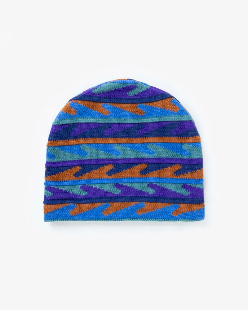 The Wave Beanie in Multi sold by Manresa