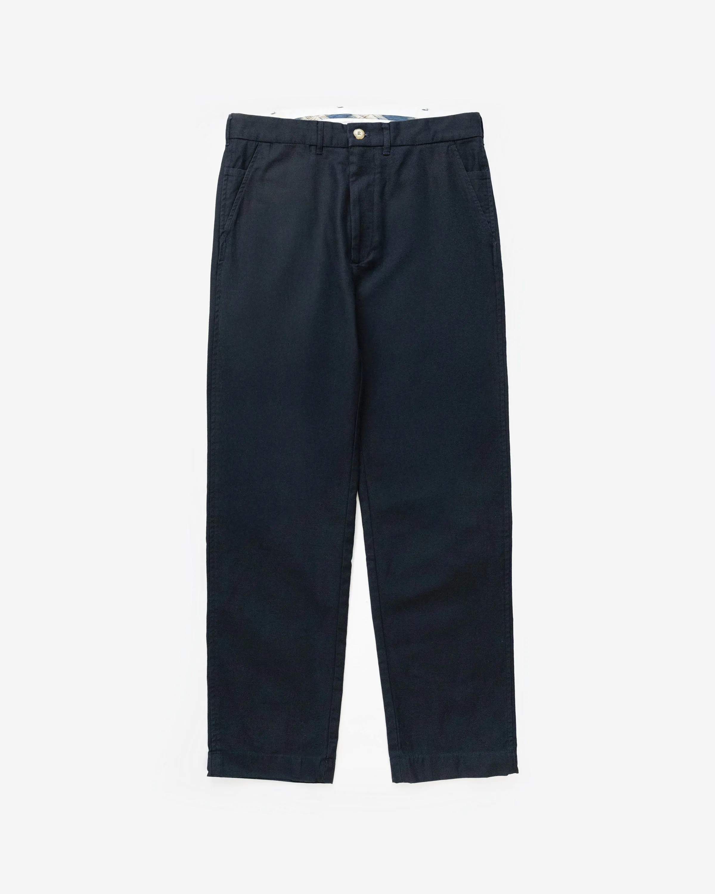 The Haven Pant in Navy sold by Manresa