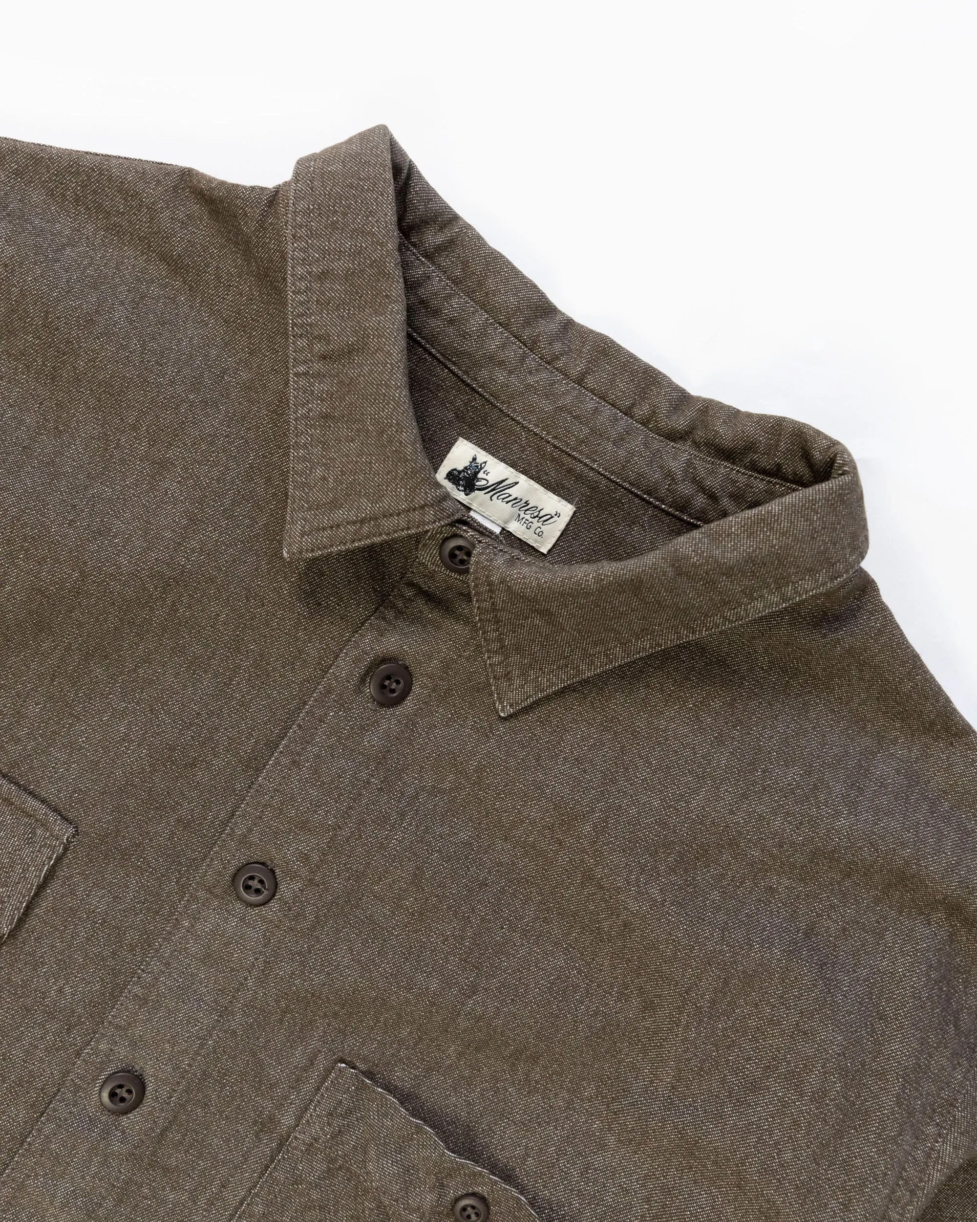 The Lachlan Shirt in Brown Denim sold by Manresa product image thumbnail 4