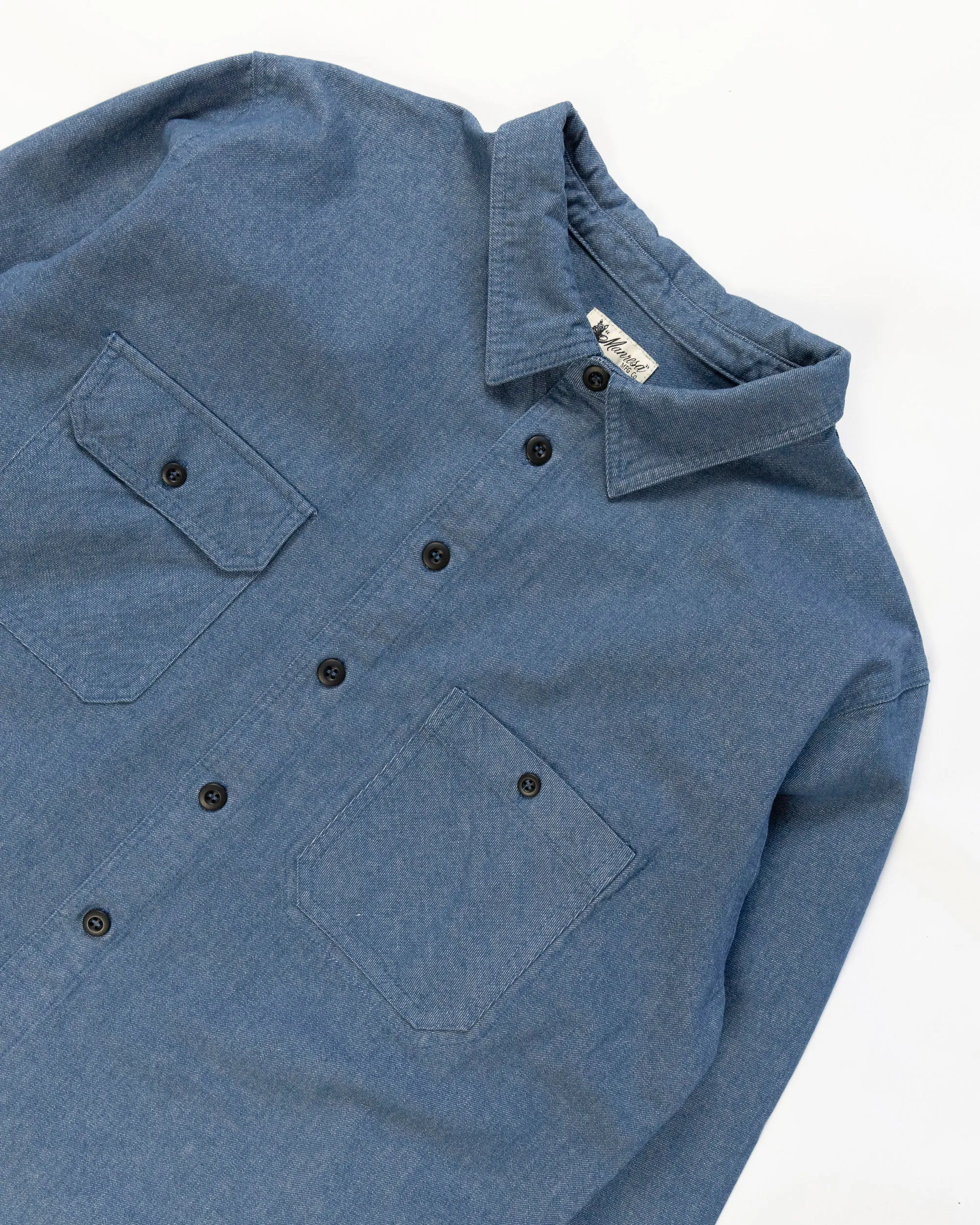 The Lachlan Shirt in Blue Denim sold by Manresa product image thumbnail 2
