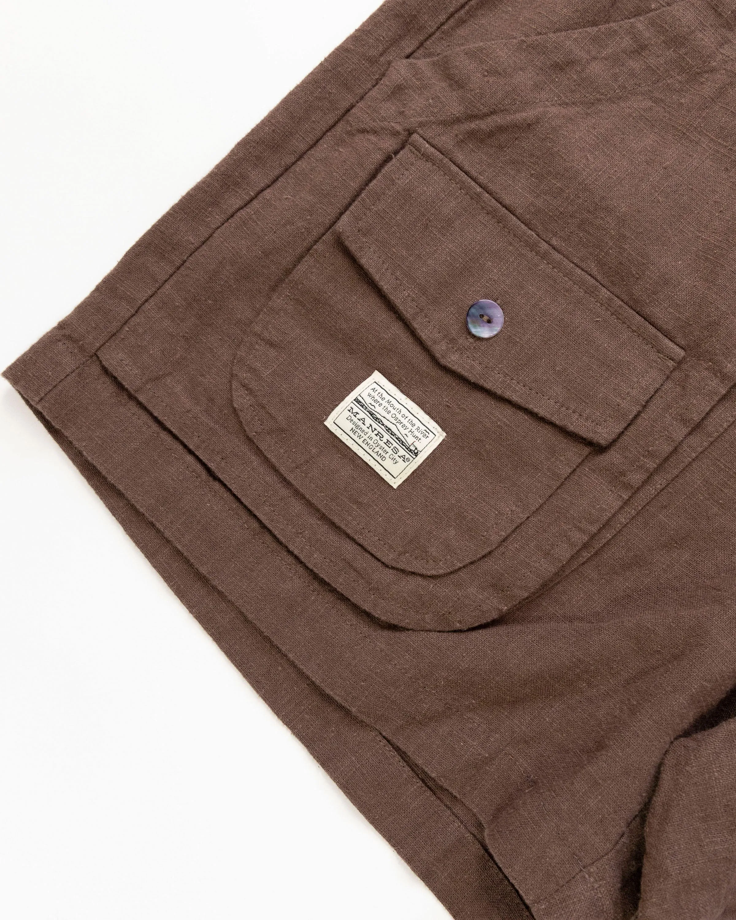 The Ram Island Short in Mocha sold by Manresa product image thumbnail 2