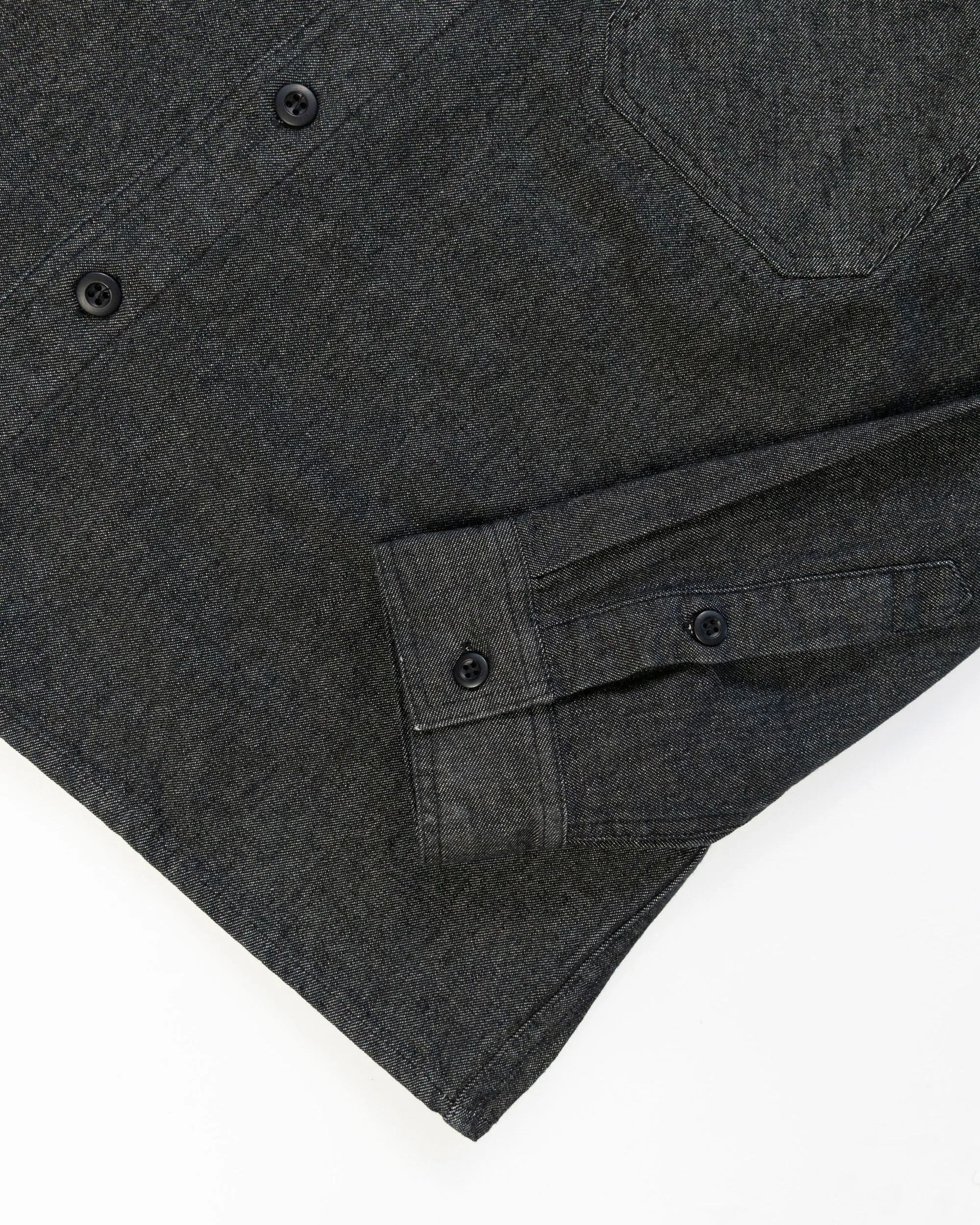 The Lachlan Shirt in Black Denim sold by Manresa product image thumbnail 3