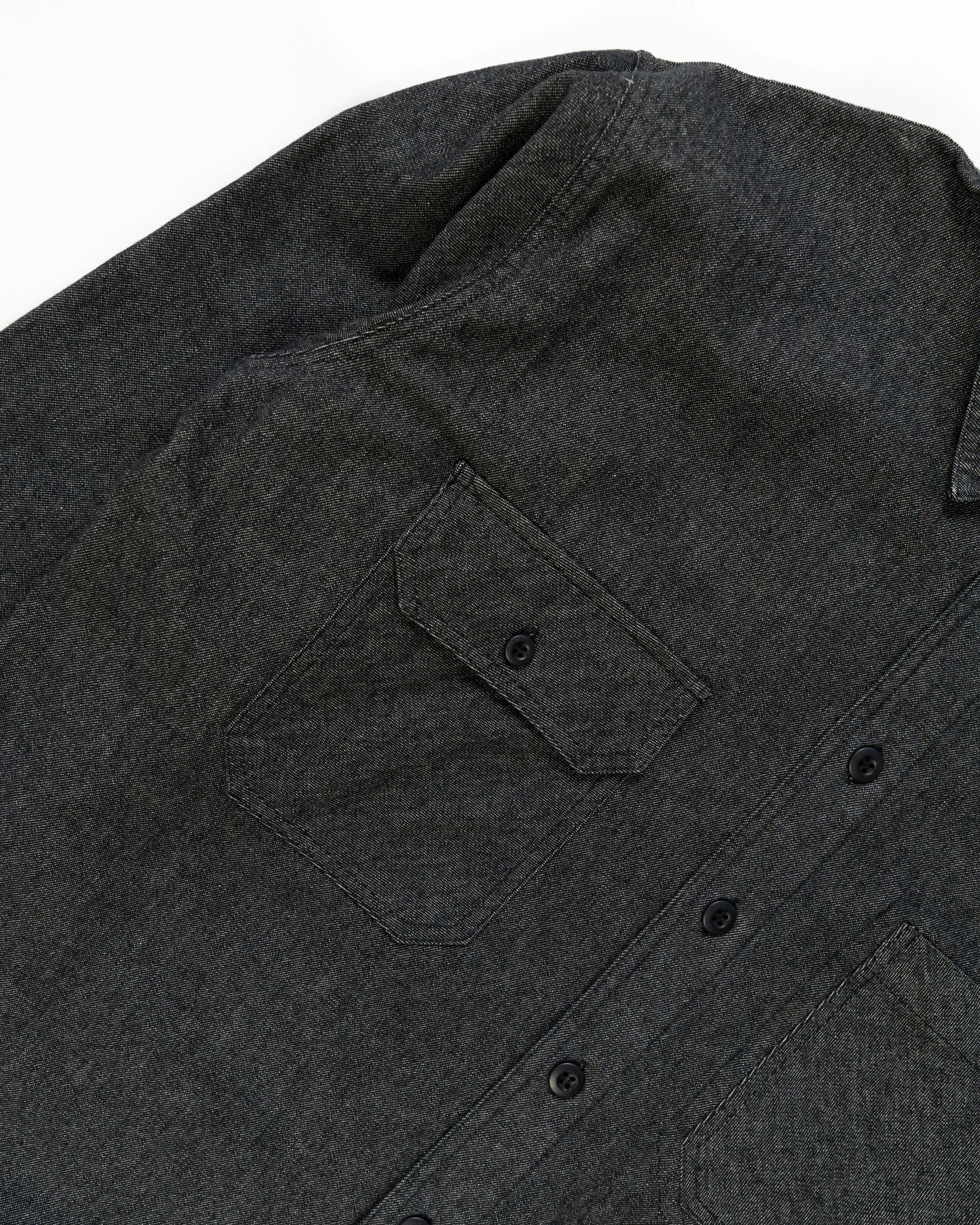 The Lachlan Shirt in Black Denim sold by Manresa product image thumbnail 4