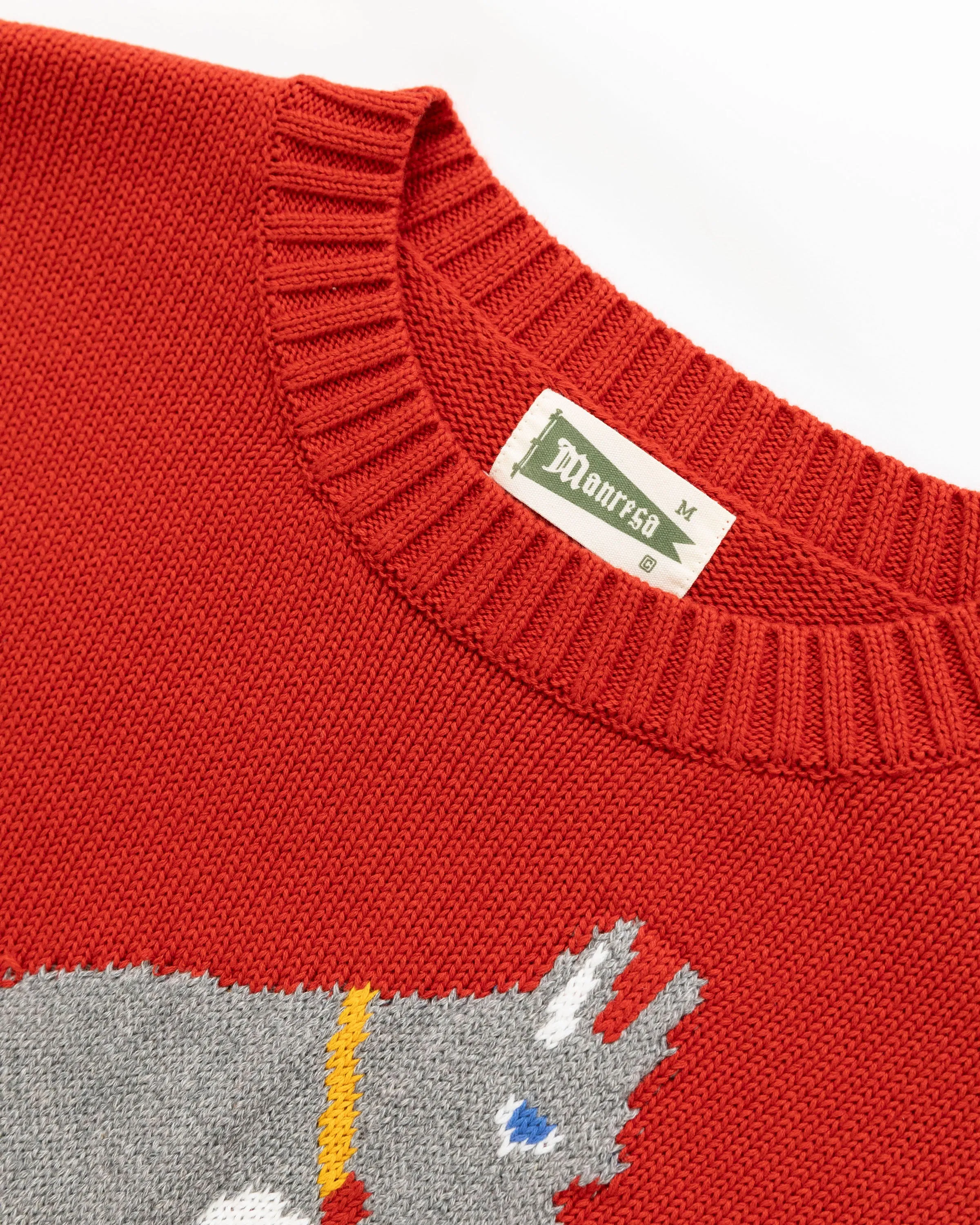 The Scotty Dawg Sweater in Scarlet sold by Manresa product image thumbnail 5