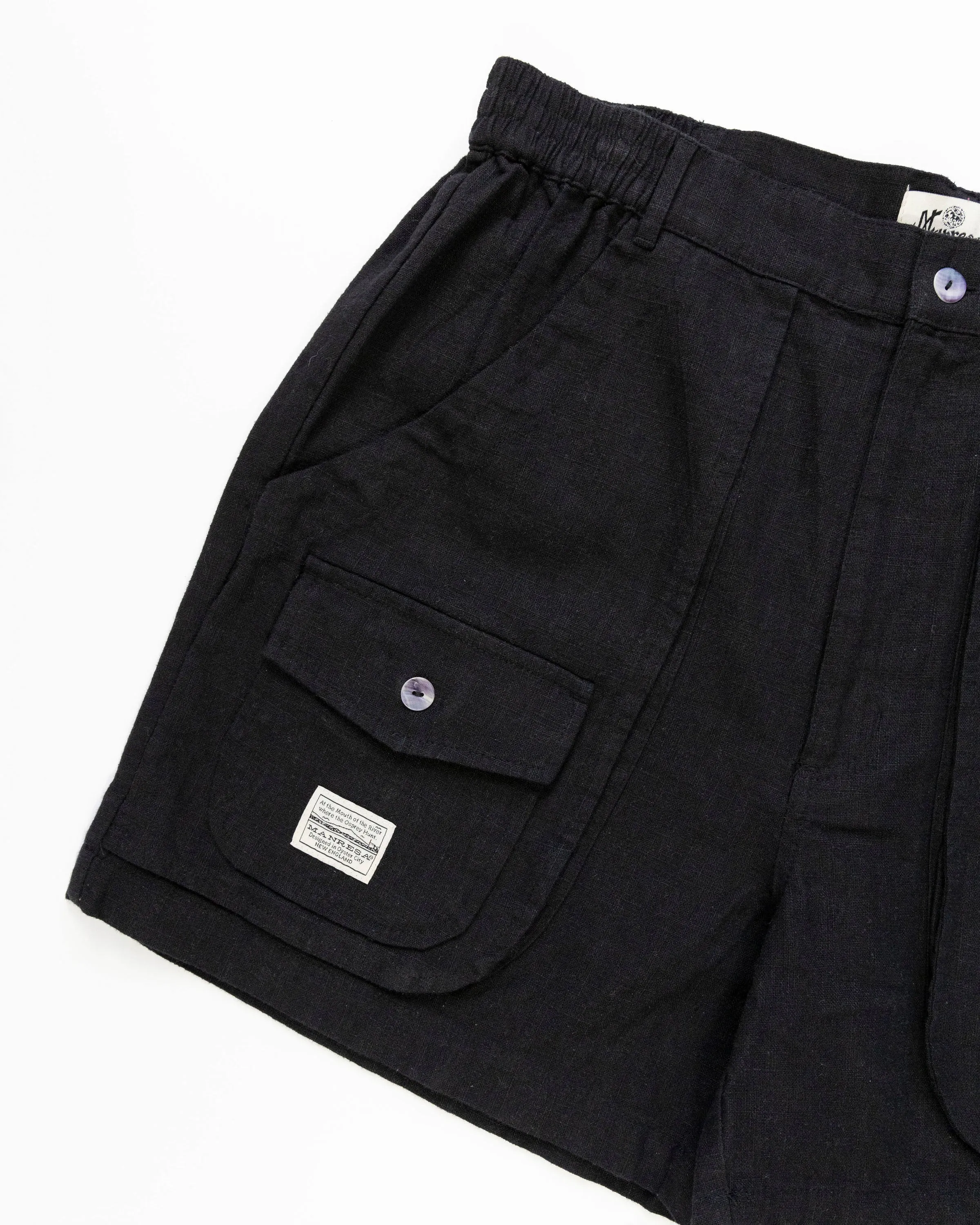 The Ram Island Short in Black sold by Manresa product image thumbnail 2