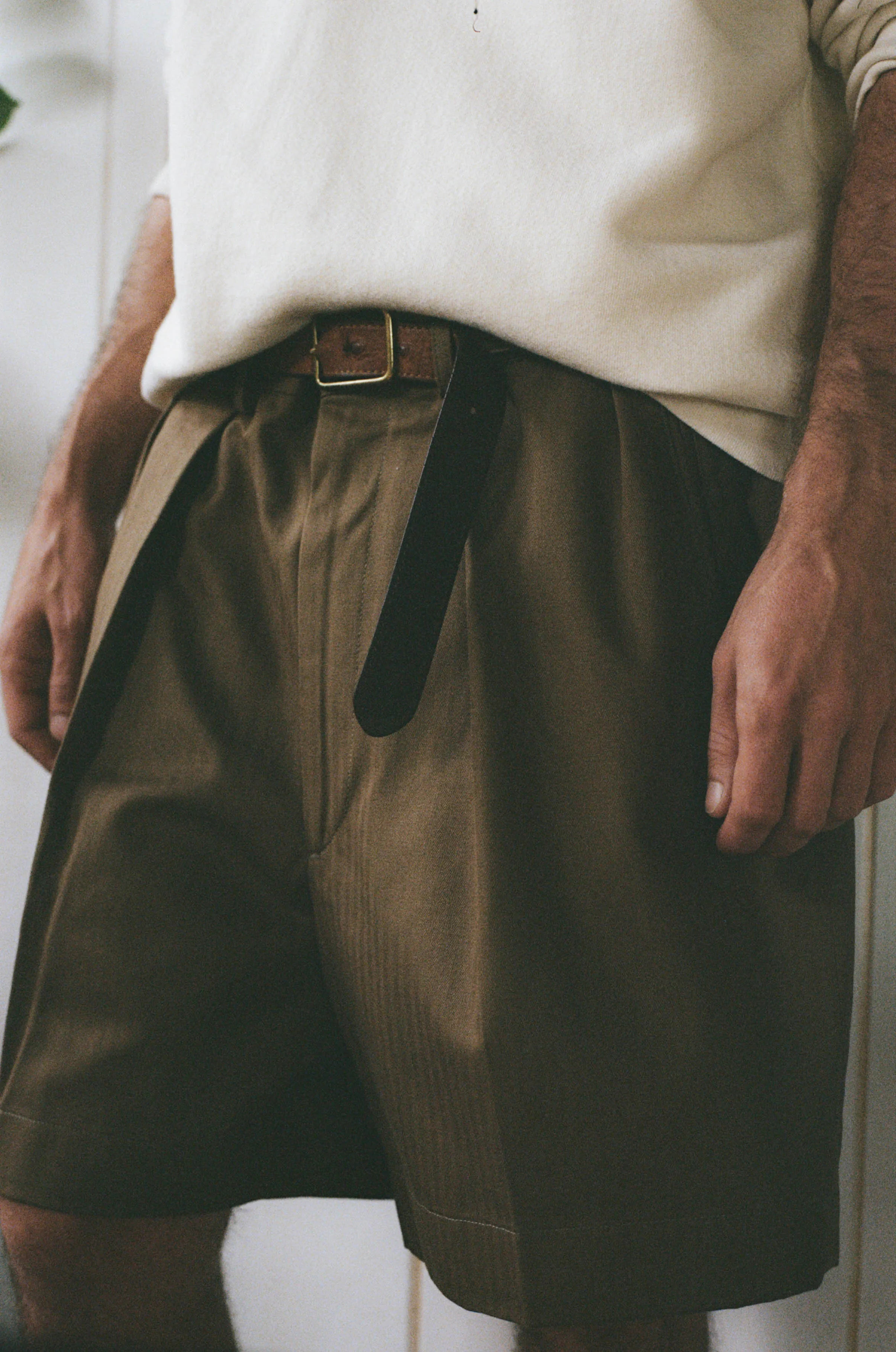 The Saybrook Short in Camel sold by Manresa product image thumbnail 3