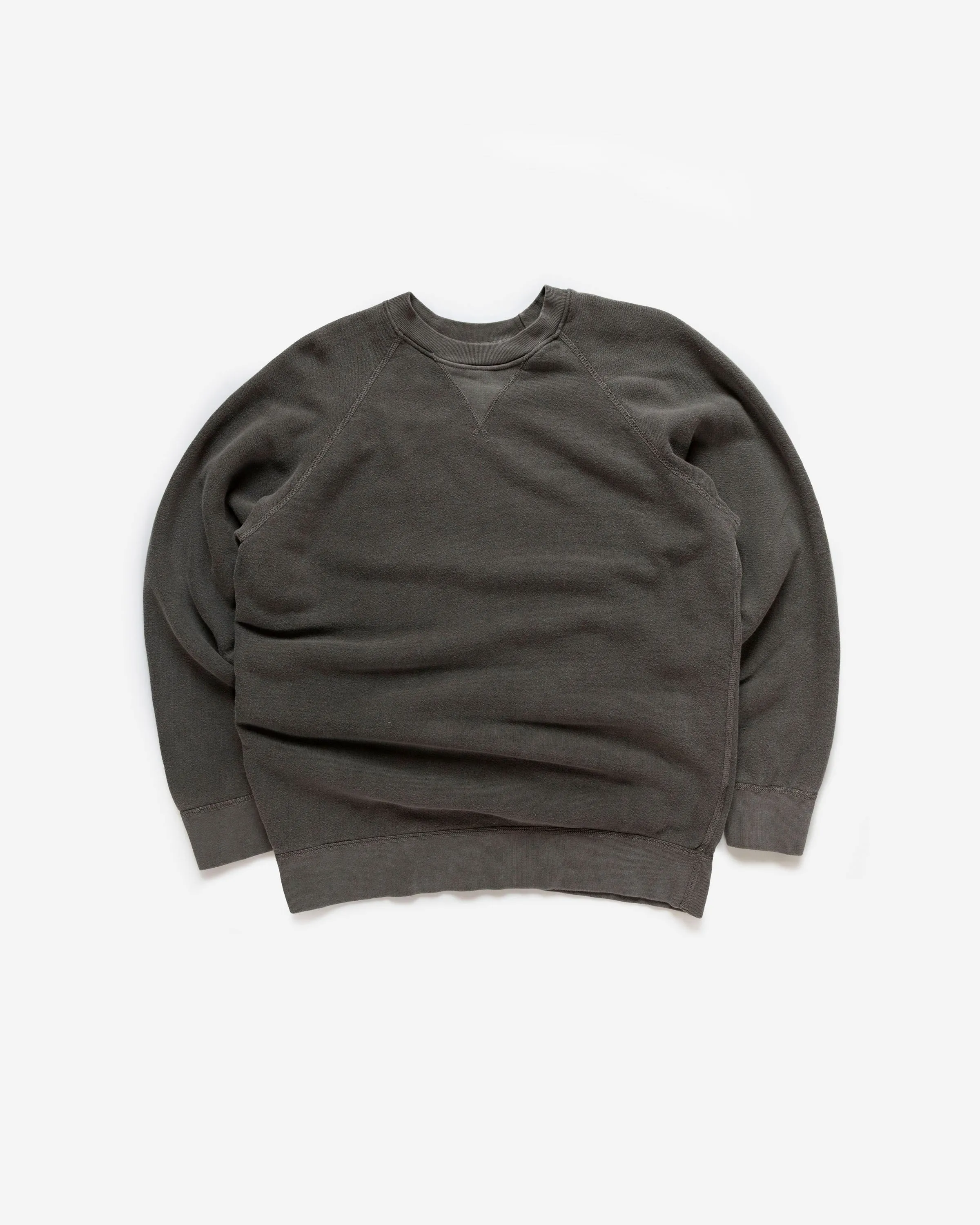 The Raglan Crewneck in Pepper sold by Manresa