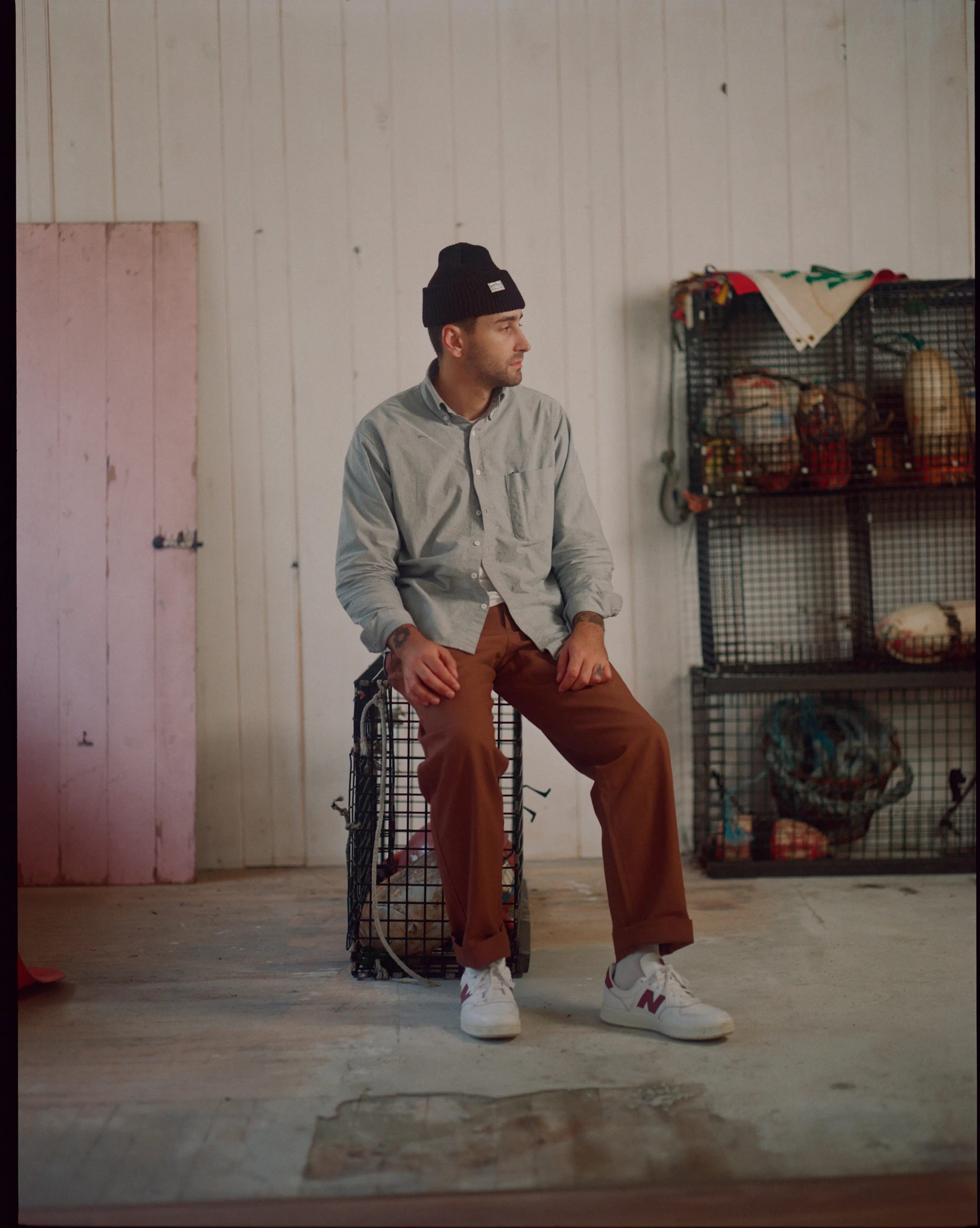 The Watch Cap Beanie in Chocolate sold by Manresa product image thumbnail 3