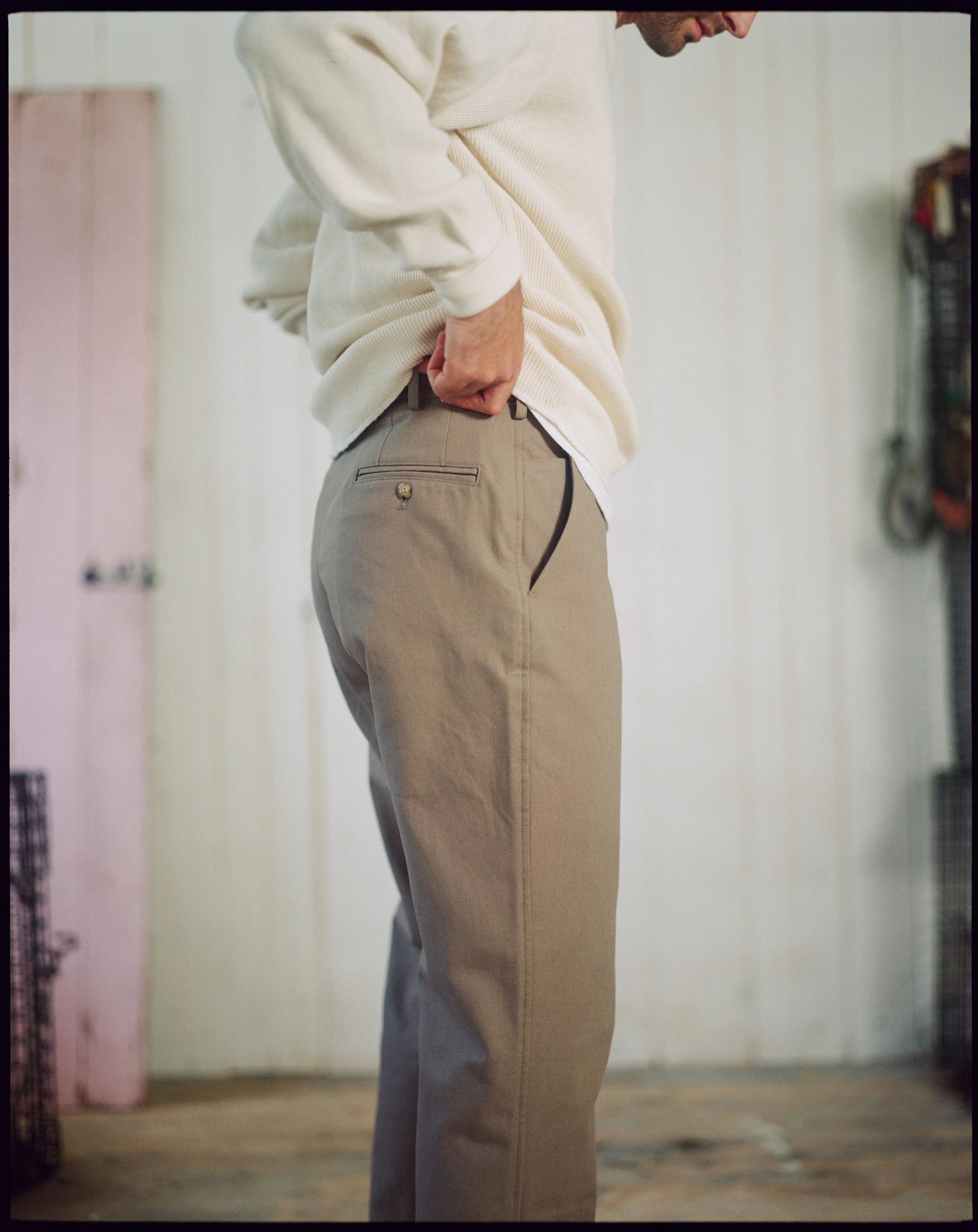 The Haven Pant in Taupe sold by Manresa product image thumbnail 3
