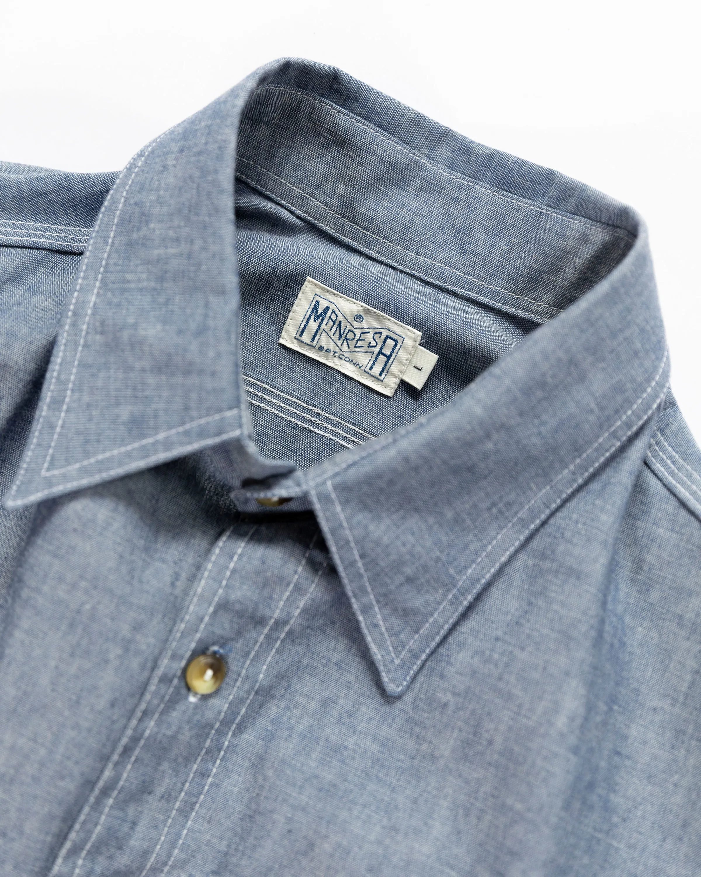 The Chambray Herc Shirt sold by Manresa product image thumbnail 4