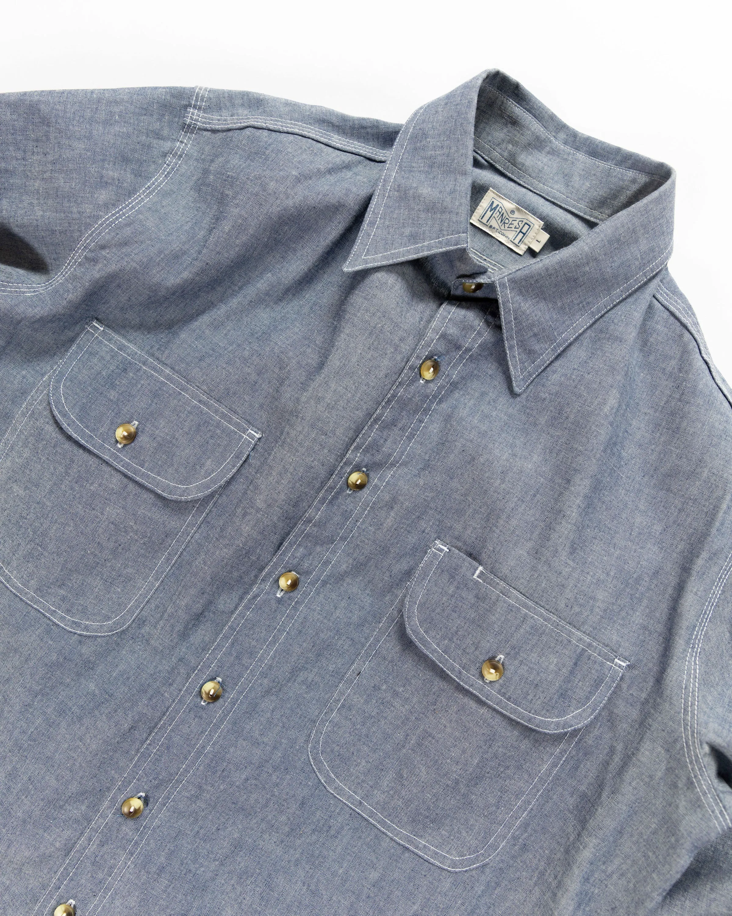 The Chambray Herc Shirt sold by Manresa product image thumbnail 3