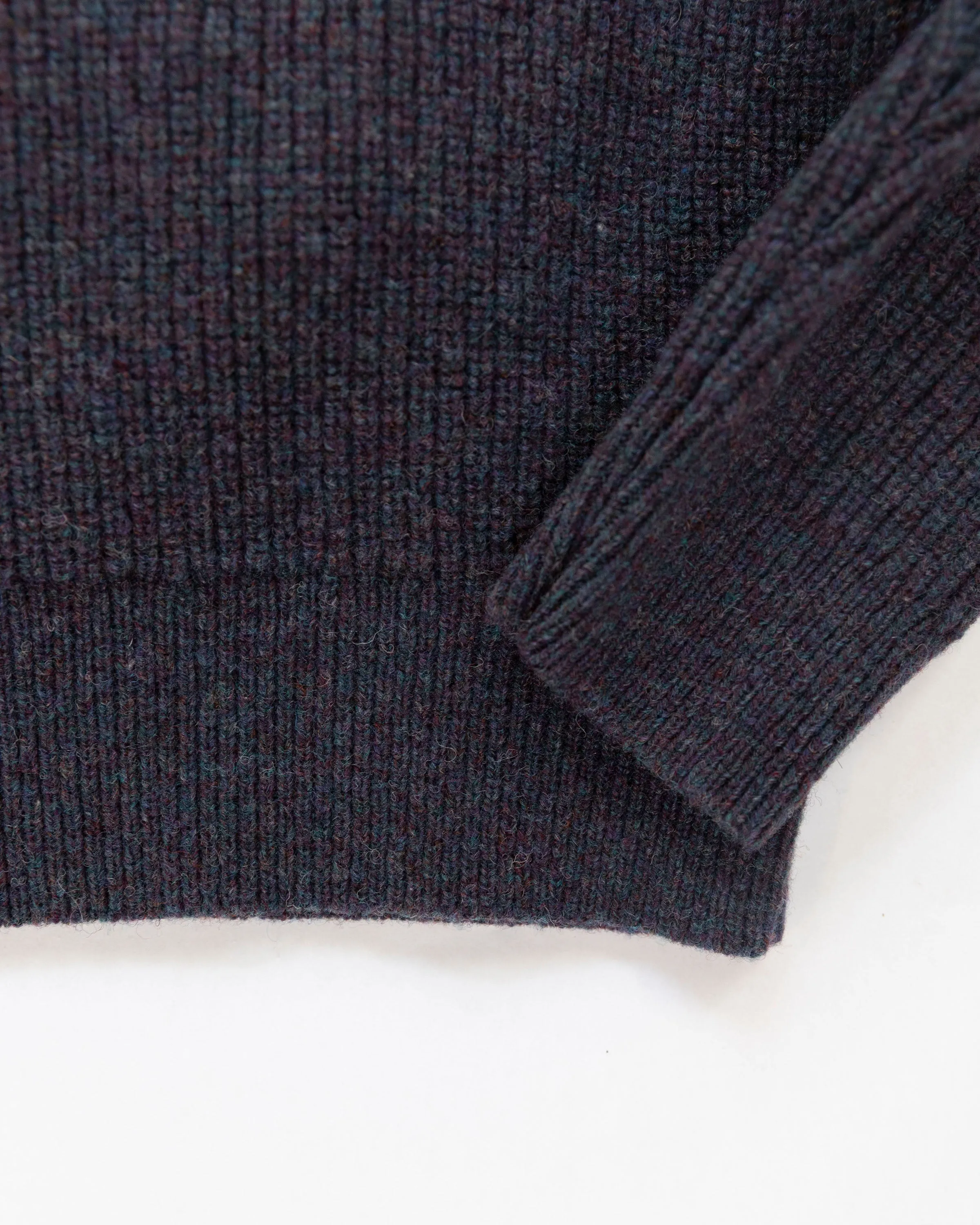 The Crawford Sweater in Plum Multi Shetland sold by Manresa product image thumbnail 5