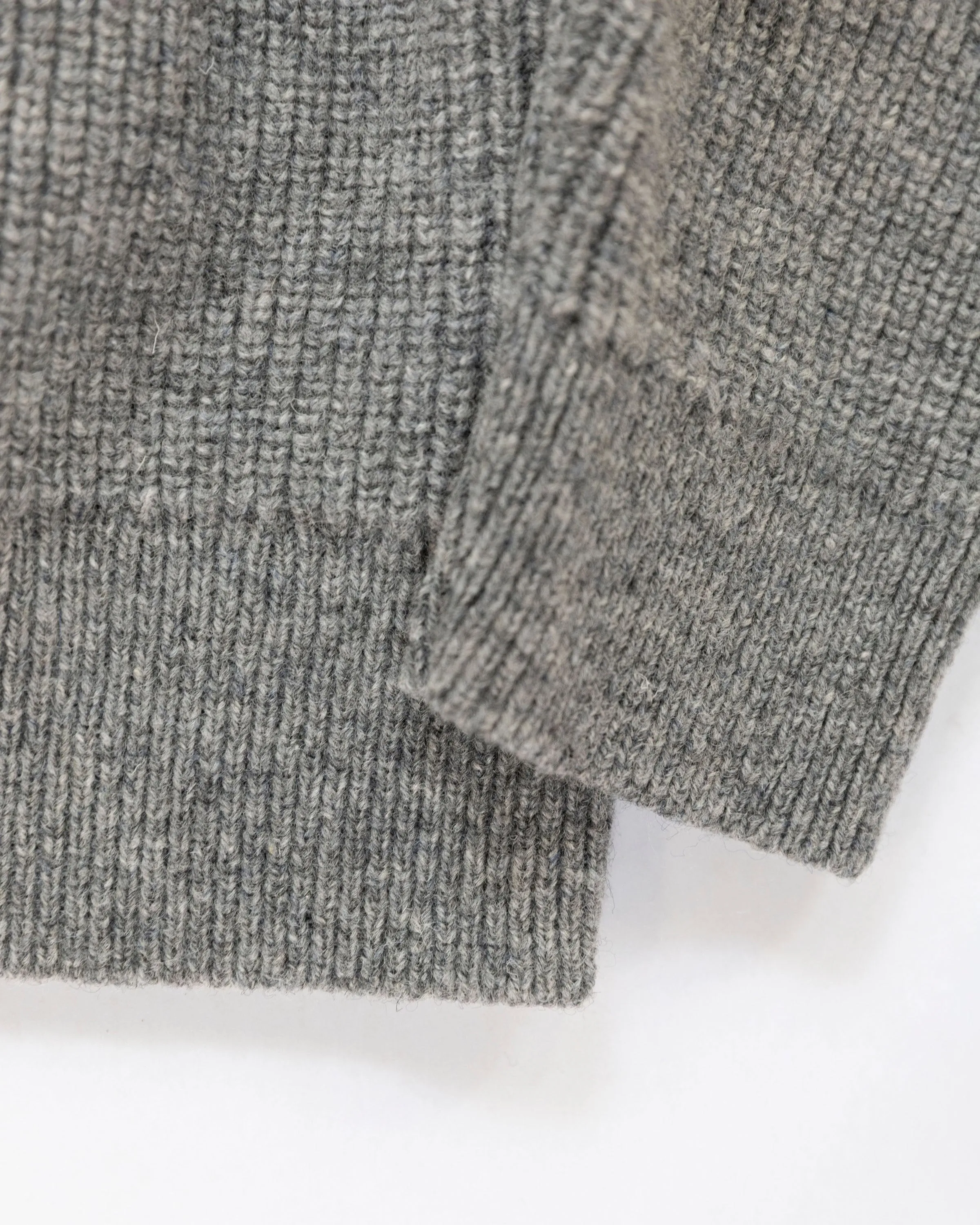The Crawford Sweater in Gray Shetland sold by Manresa product image thumbnail 4
