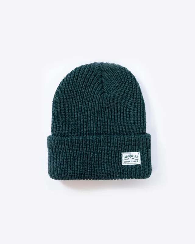 The Watch Cap Beanie in Forest sold by Manresa