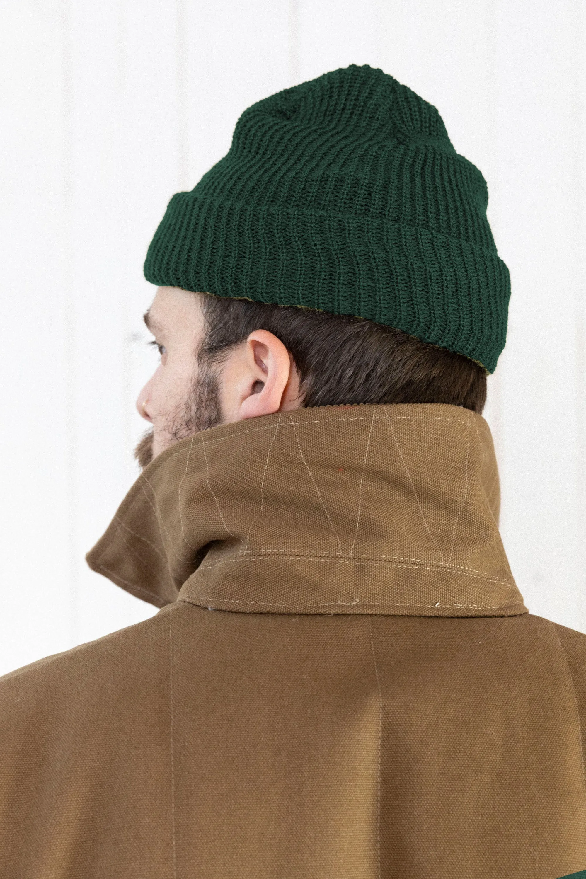 The Watch Cap Beanie in Forest sold by Manresa product image thumbnail 2