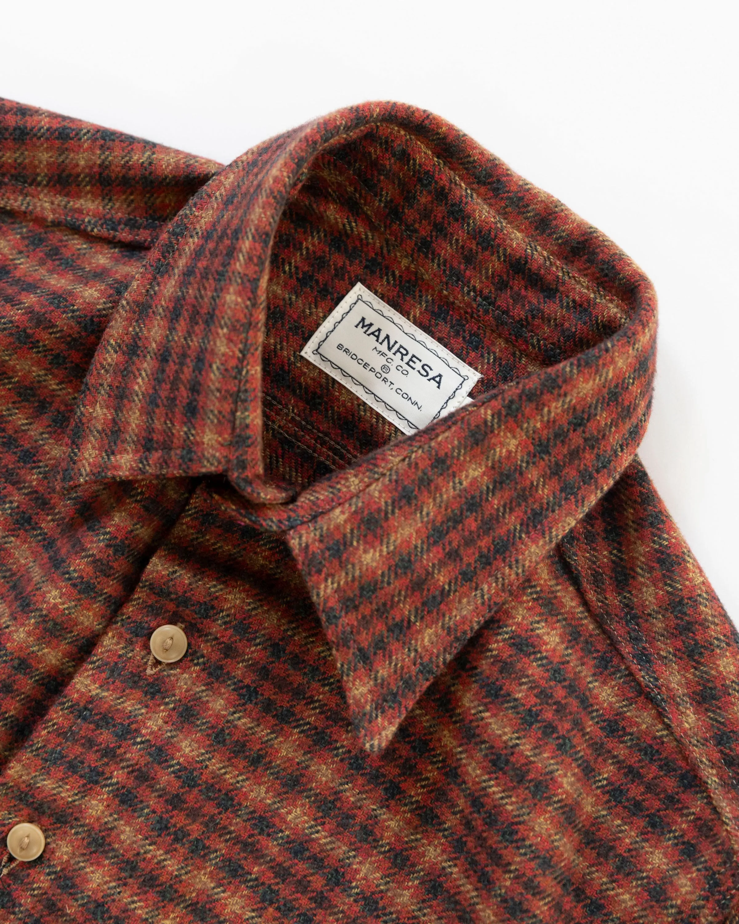 The Flannel Herc Shirt in Sauna sold by Manresa product image thumbnail 3