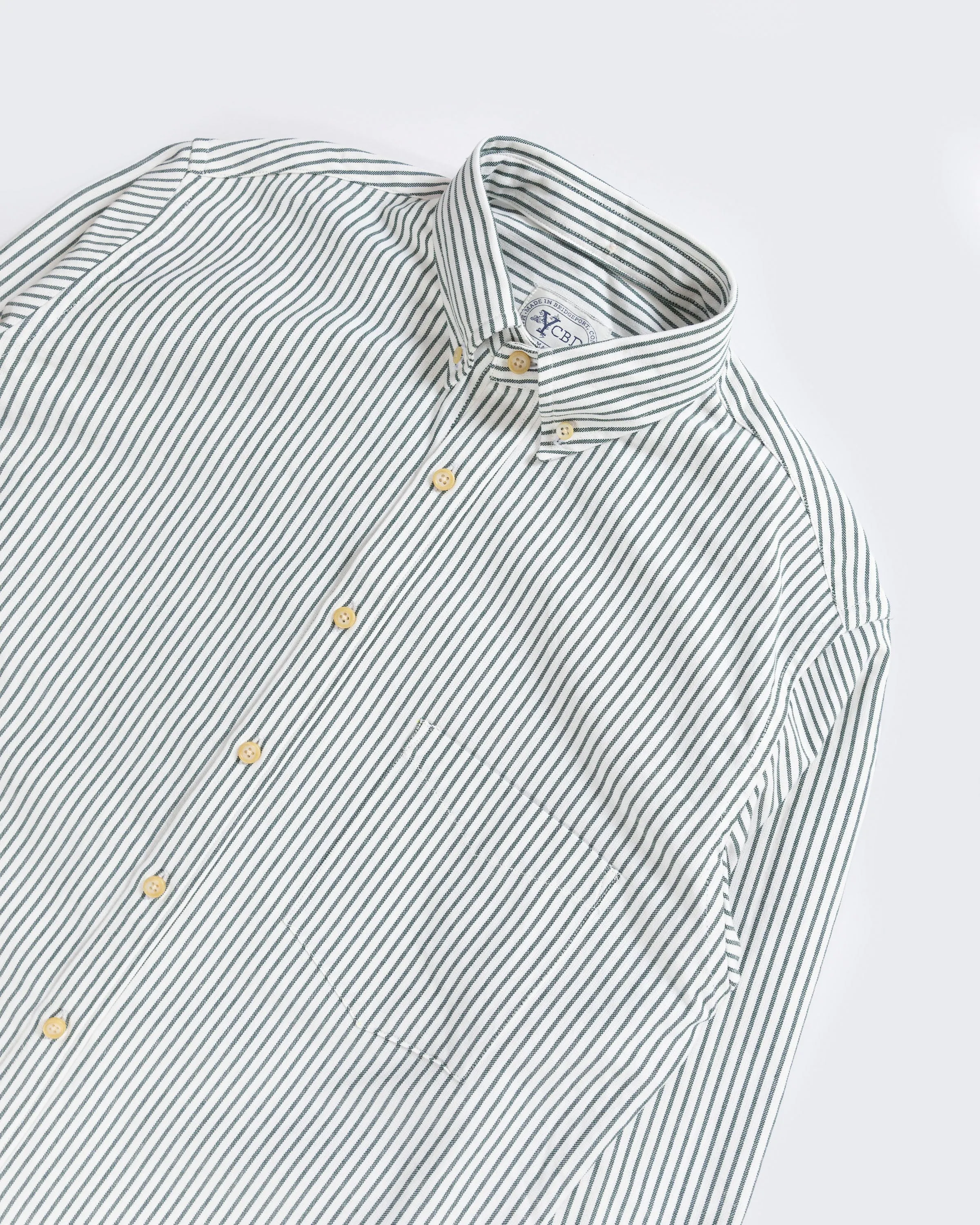 The Yale Shirt in Forest Stripe sold by Manresa product image thumbnail 3