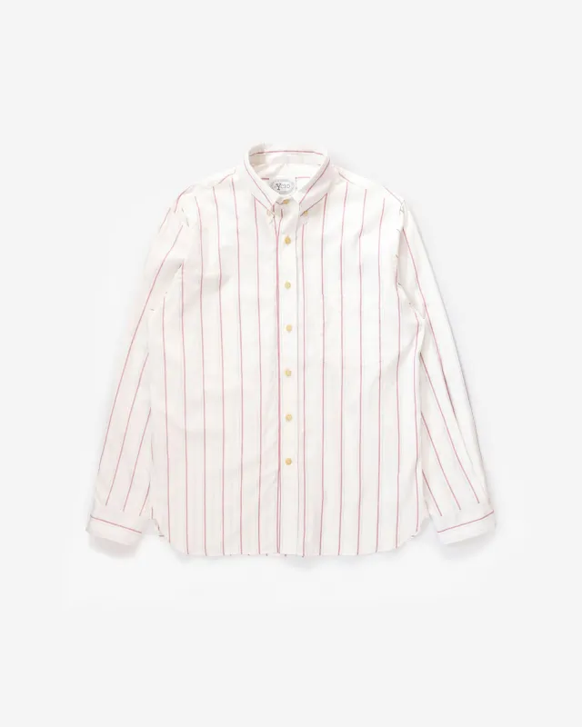 The Yale Shirt in Pink Multi Pinpoint made by Manresa