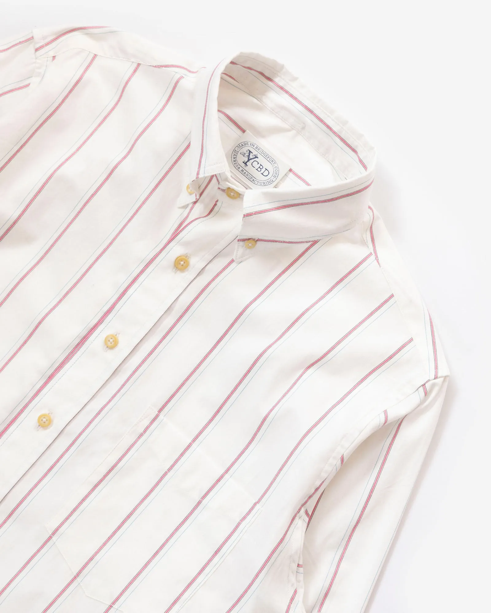 The Yale Shirt in Pink Multi Pinpoint sold by Manresa product image thumbnail 3