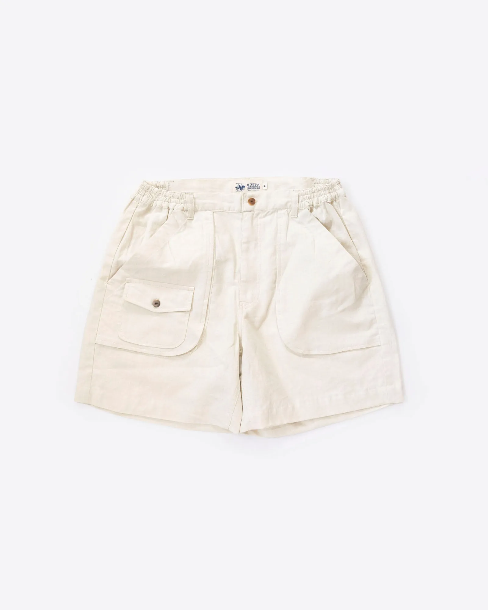 The Ram Island Shorts in Natural sold by Manresa