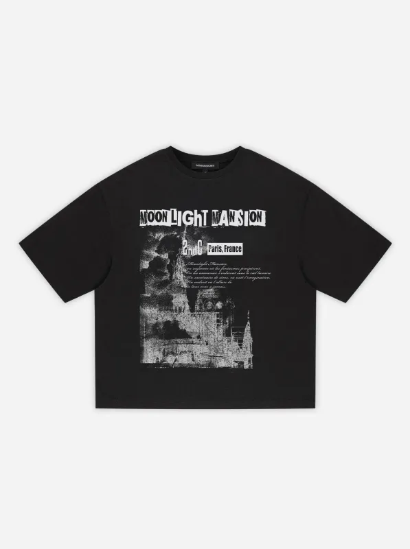 PARIS T-SHIRT - BLACK made by Moonlight Mansion