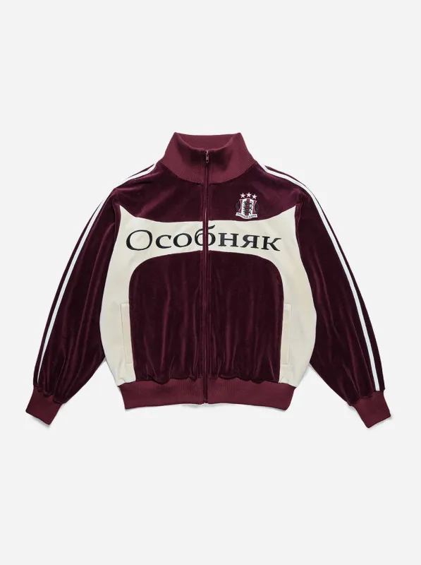 OCOBHRK VELVET JACKET - BORDEAUX made by Moonlight Mansion