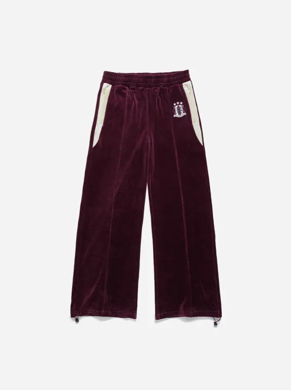 OCOBHRK VELVET PANTS - BORDEAUX made by Moonlight Mansion