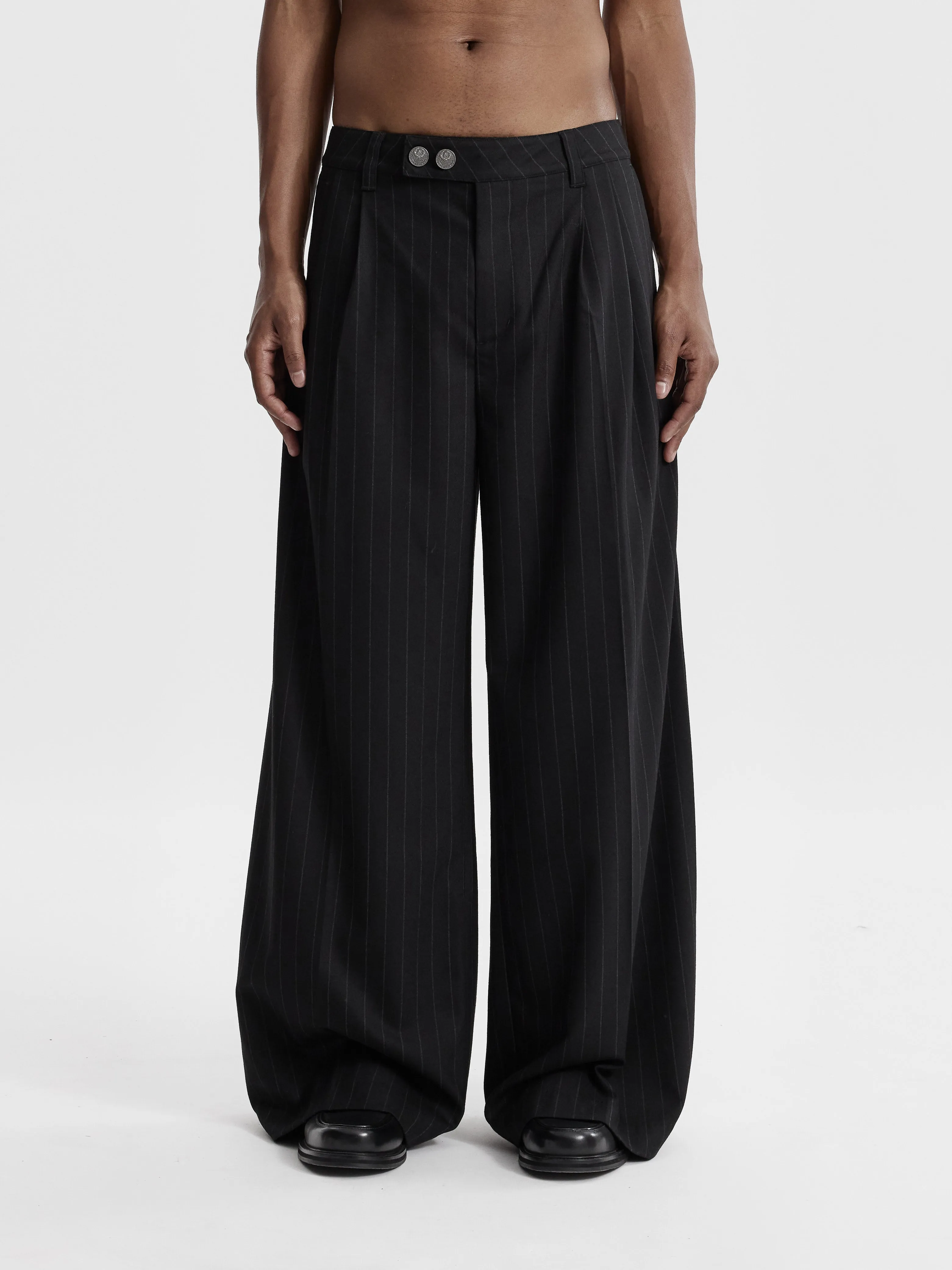 OFFICE TROUSERS - PINSTRIPE sold by Moonlight Mansion product image thumbnail 3