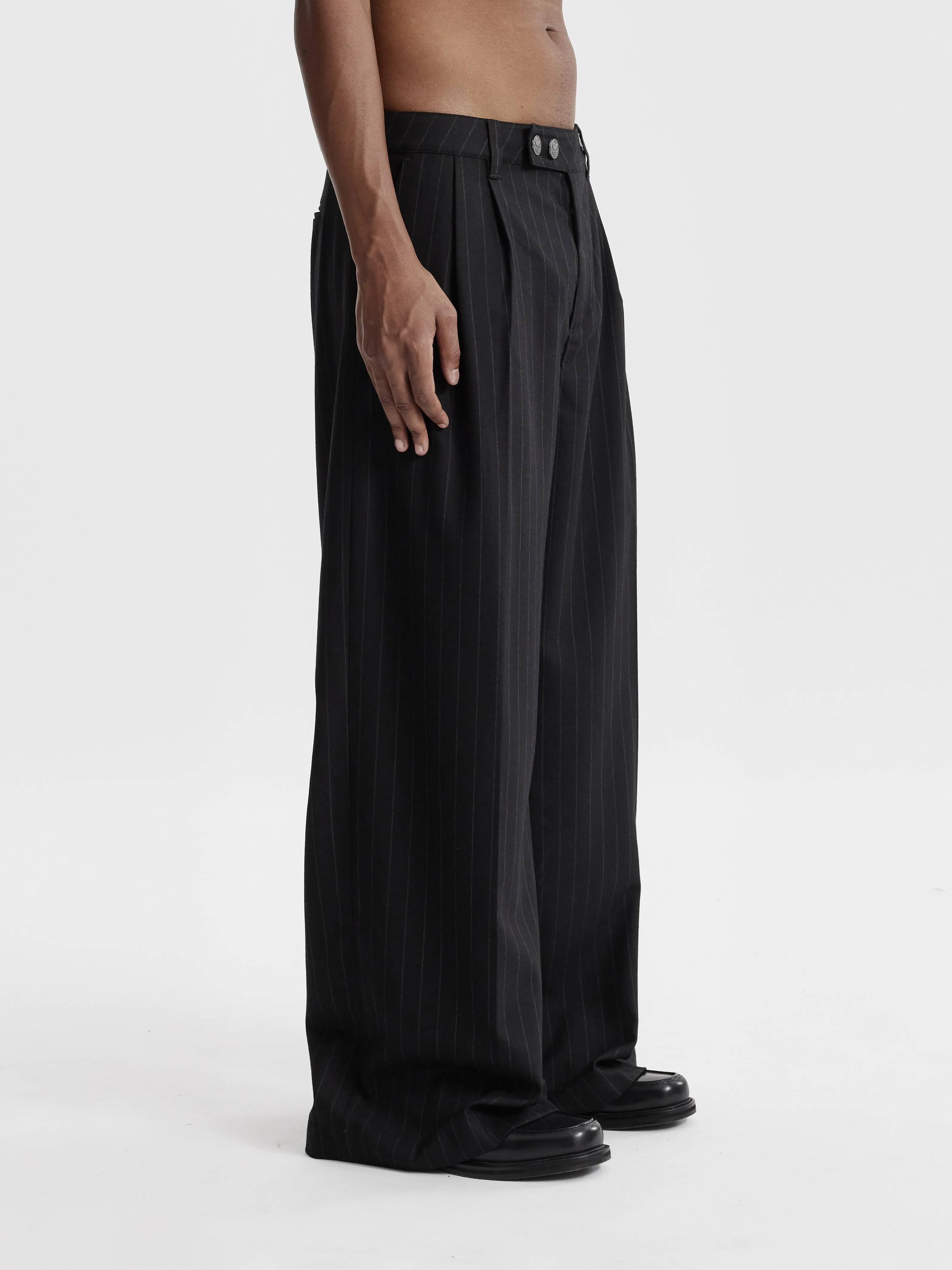 OFFICE TROUSERS - PINSTRIPE sold by Moonlight Mansion product image thumbnail 5