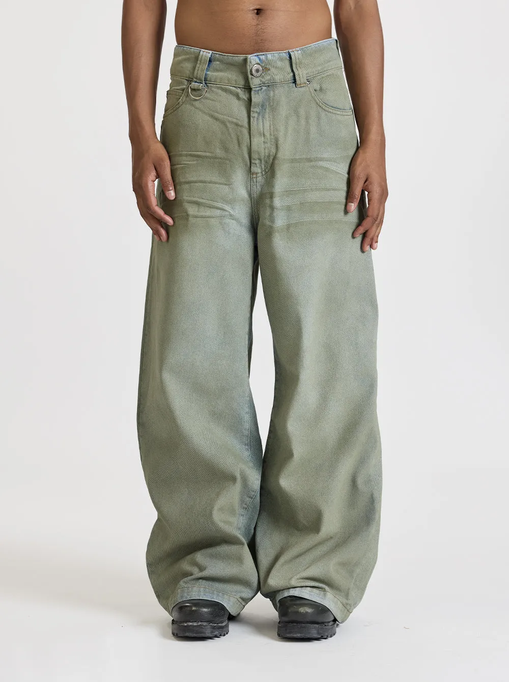 SILHOUETTE DENIM - USED GREEN sold by Moonlight Mansion product image thumbnail 3