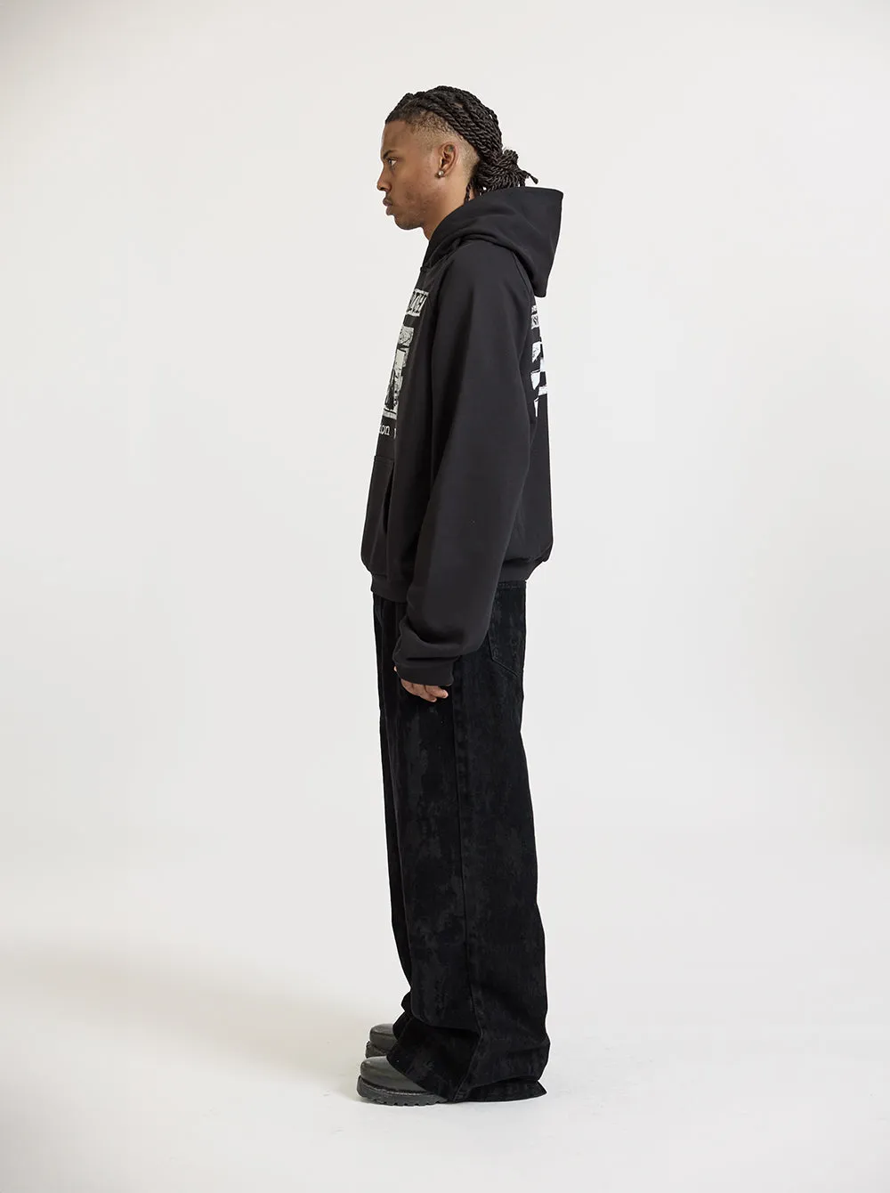 NIHILIST HOODIE - BLACK sold by Moonlight Mansion product image thumbnail 5