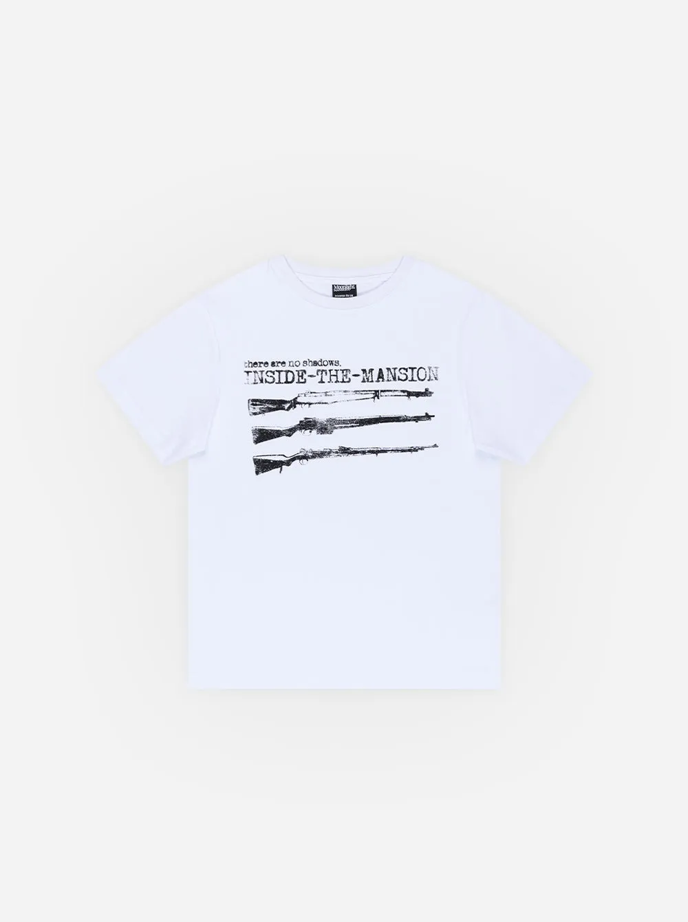RIFLE T-SHIRT - WHITE sold by Moonlight Mansion