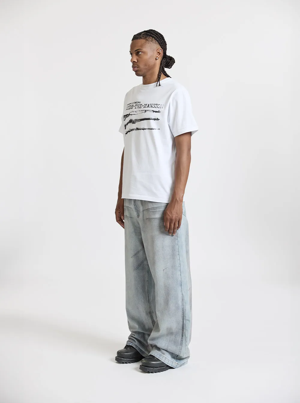 RIFLE T-SHIRT - WHITE sold by Moonlight Mansion product image thumbnail 4