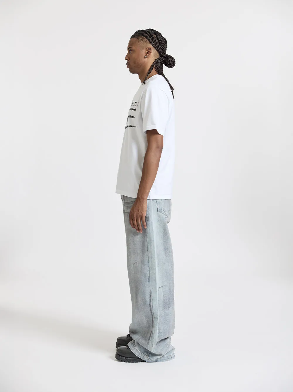 RIFLE T-SHIRT - WHITE sold by Moonlight Mansion product image thumbnail 5