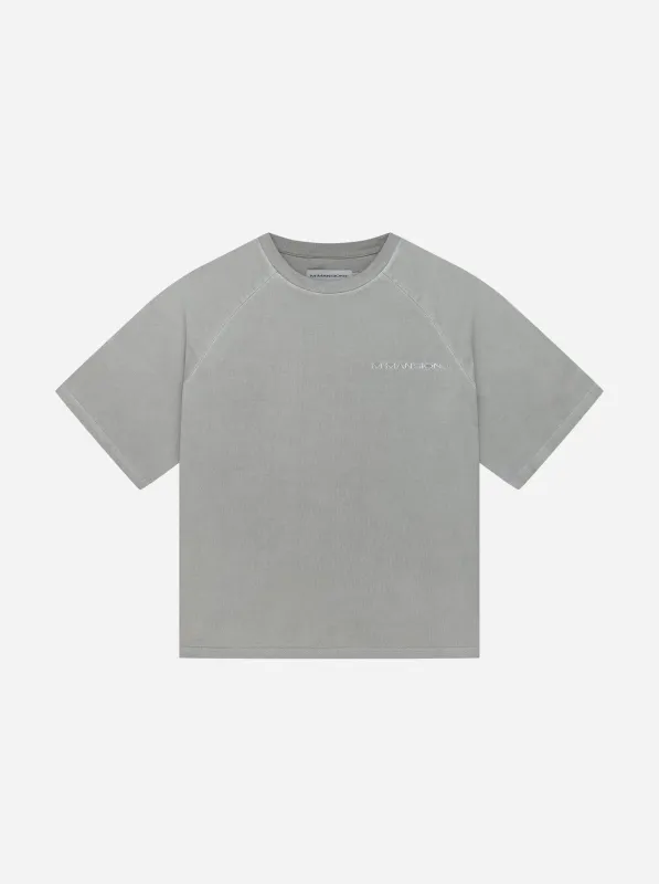 WASHED T-SHIRT - IVORY BEIGE made by Moonlight Mansion