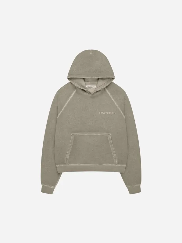 WASHED HOODIE - DESERT YELLOW sold by Moonlight Mansion